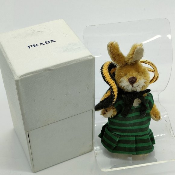 Prada Key Ring Greens Gold - Picture 9 of 9